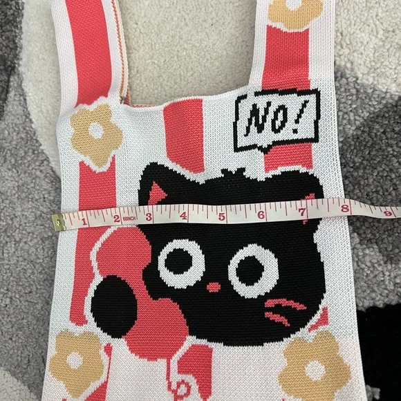 Mini tote style knit bag - Picture 6 of 9